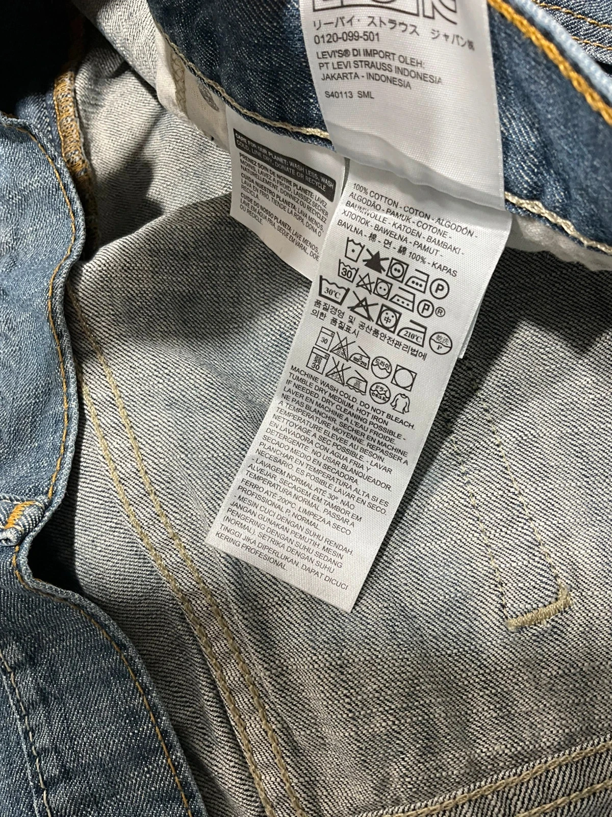 Jean Levi's 569 Loose Straight W38 L32 Vintage Bleu Délavé lvh 192 – photo 12